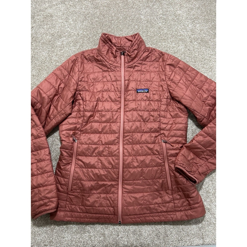 Patagonia Women's L Nano Puff Puffer Jacket PrimaLoft Spanish Red